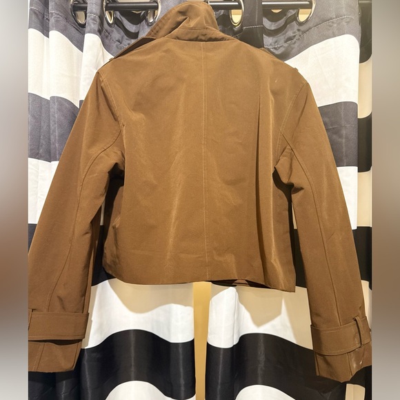 House of Harlow 1960 Brown Crop Trench Coat - Picture 2 of 4